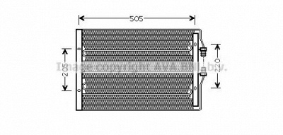 AVA QUALITY COOLING iv5065 -  Конденсатор, кондиционер